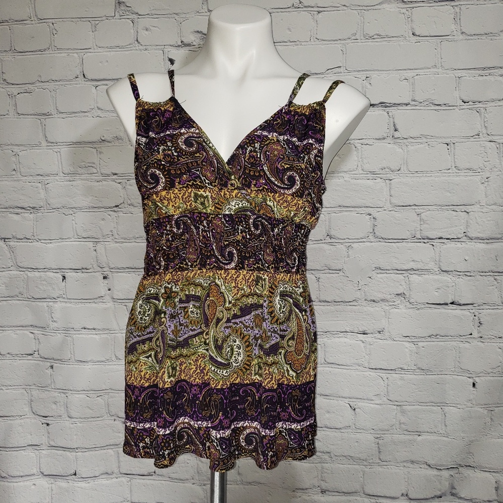 Cato double spaghetti strap boho top